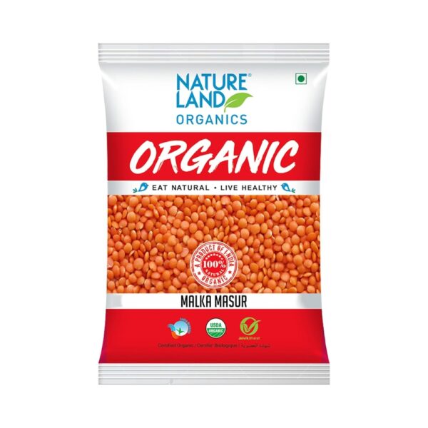 Natureland Organics Malka Masoor Dal | 1 kg