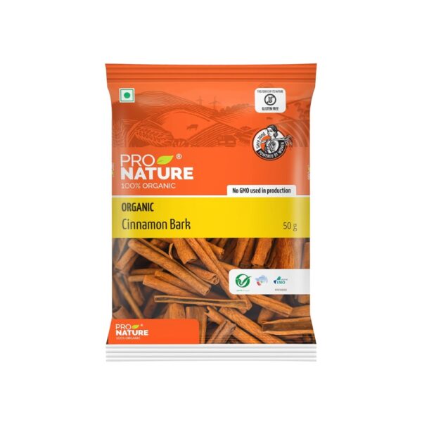 Pro Nature Organic Cassia, Cinnamon bark | 50 g