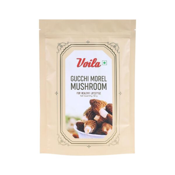 Voila Organic Gucchi Dried Kashmiri Morel Mushroom | 50 g