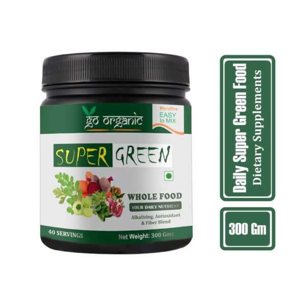 Go Organic Super Green powder Supergreens | 300 g