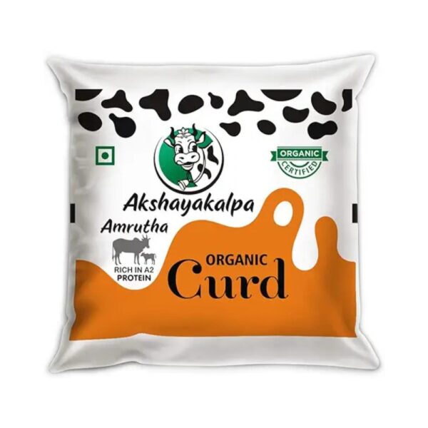 Akshayakalpa Amrutha A2 Organic Curd | 500 ml