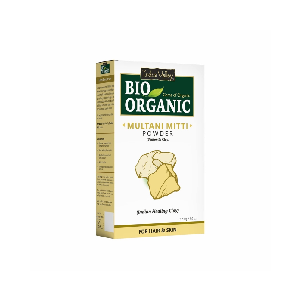 Indus Valley Bio Organic Multani Mitti Powder | 200 GM