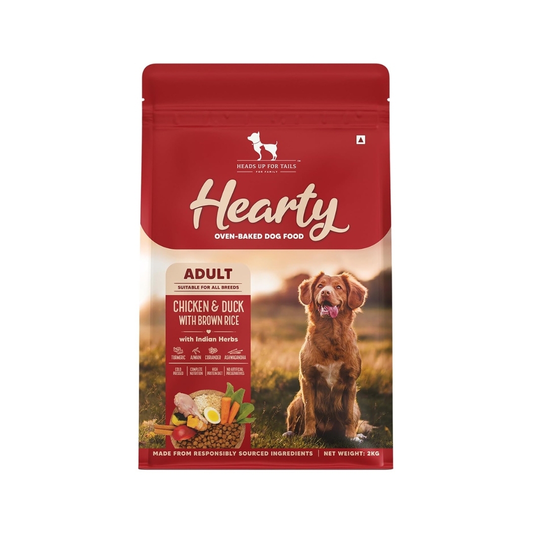 Hearty by Heads Up Organic Dog Dry Food | 2 KG