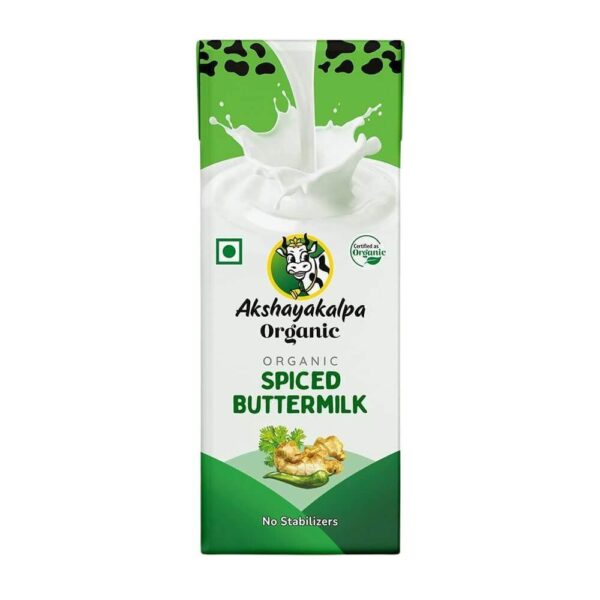 Akshayakalpa Organic Spiced Butter Milk | 200 ml