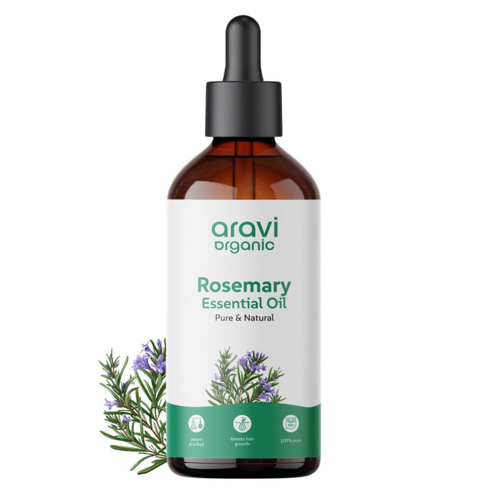 Aravi Organic Rosemary Essential Oil | 15 ml