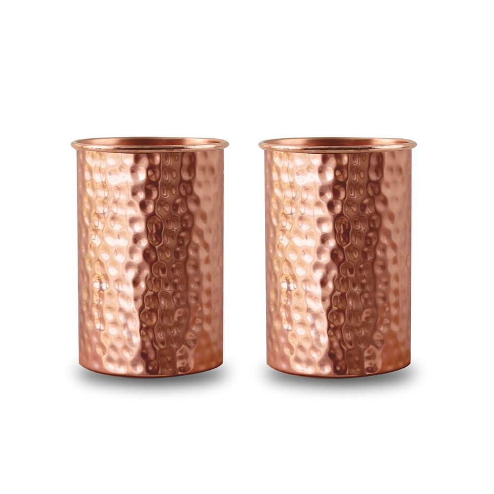 Copperkraft Pure Organic Seamless Copper Glass/Tumbler (325ml)