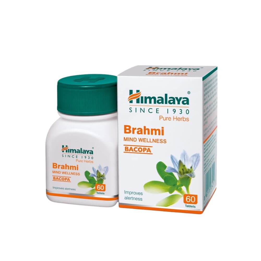 Himalaya Wellness Pure Herbs Brahmi Mind Wellness | Pack Of 60 Tablet