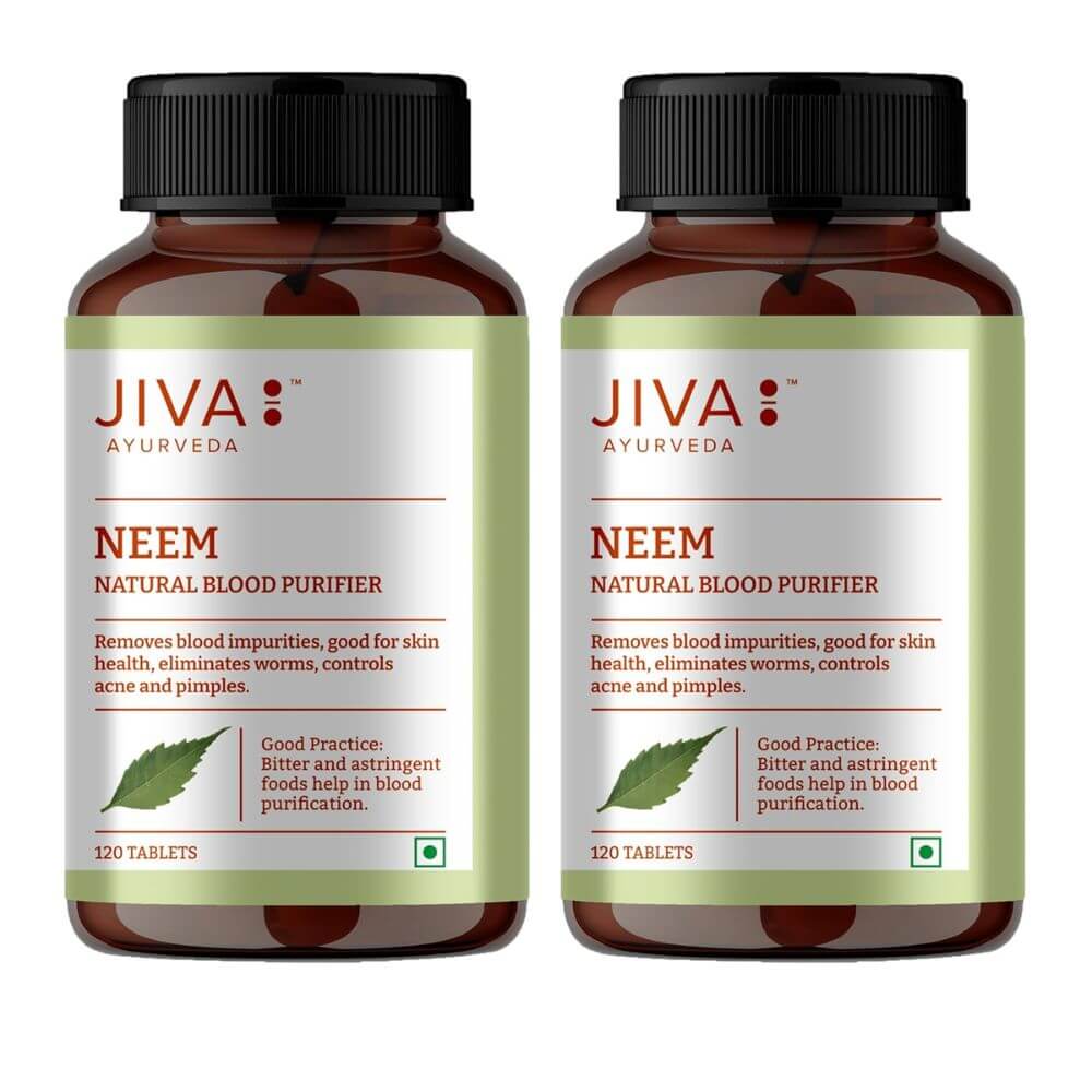 Jiva Neem Tablet | 120 Tablets | (Pack of 2)