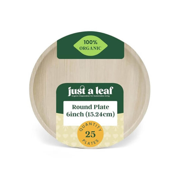 Just a leaf Areca Palm Leaf Round Plates [6 Inch, Pack of 25].rar