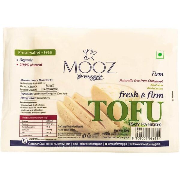 MURGINNS Mooz Tofu Organic SOYA Paneer