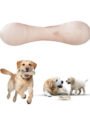 Mobera Bone Shape Organic Wooden Teether Dumbbell Toy for Dog | Handmade from Natural Wood for Natural Teething Pain Relief, Safe and Sustainable Chewing | 200 g