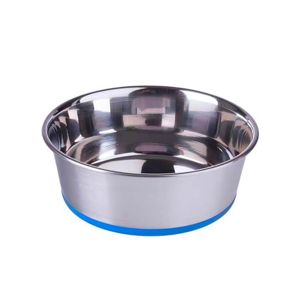 Pets Empire Heavy Dog Bowl | Dog Bowl Big, Dog Bowl Large Size | Rubber Base Stainless Steel | Dog Food Bowl | Feeding Bowls for Dog, Cats and Pet (1600ml) | 440 g