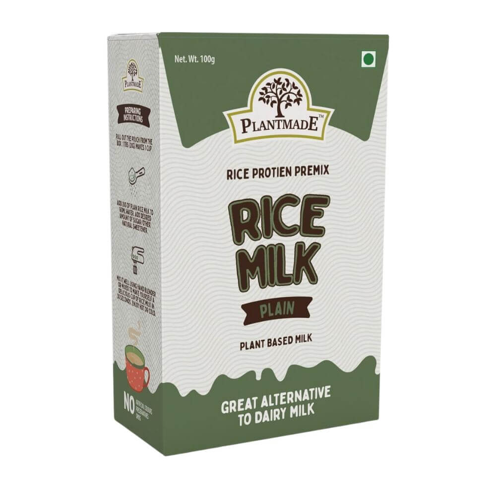 Plantmade Rice Milk Plain Rice Protein Premix Plant-Based Milk | 100 g