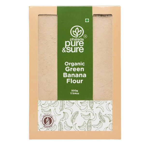 Pure & Sure Green / Raw Banana Flour Atta | 500 g