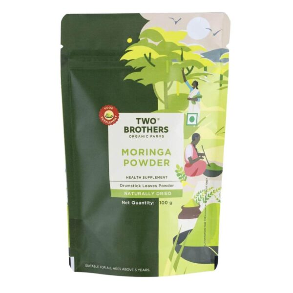 Two Brothers Organic Farms Moringa Powder_100 g