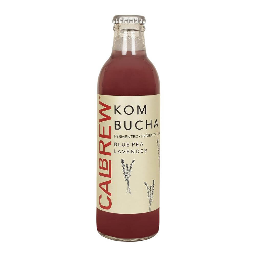 Calbrew Organic Kombucha Probiotic Bluepea Lavender | 250 ml