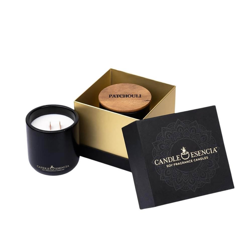 Candle Esencia Patchouli Candle Organic Soy Wax