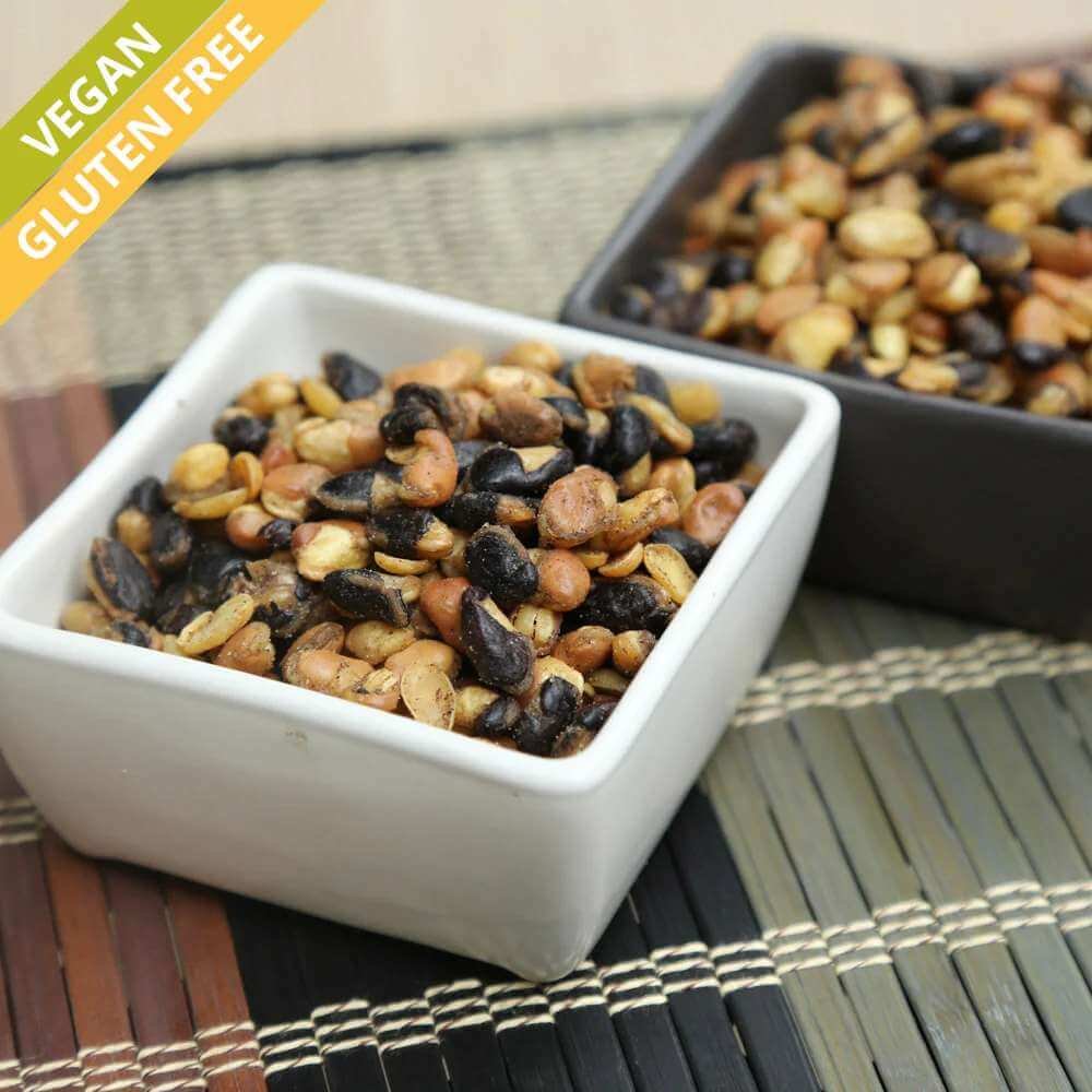 Organic Black N White Beans Crunch Snack | 100gm