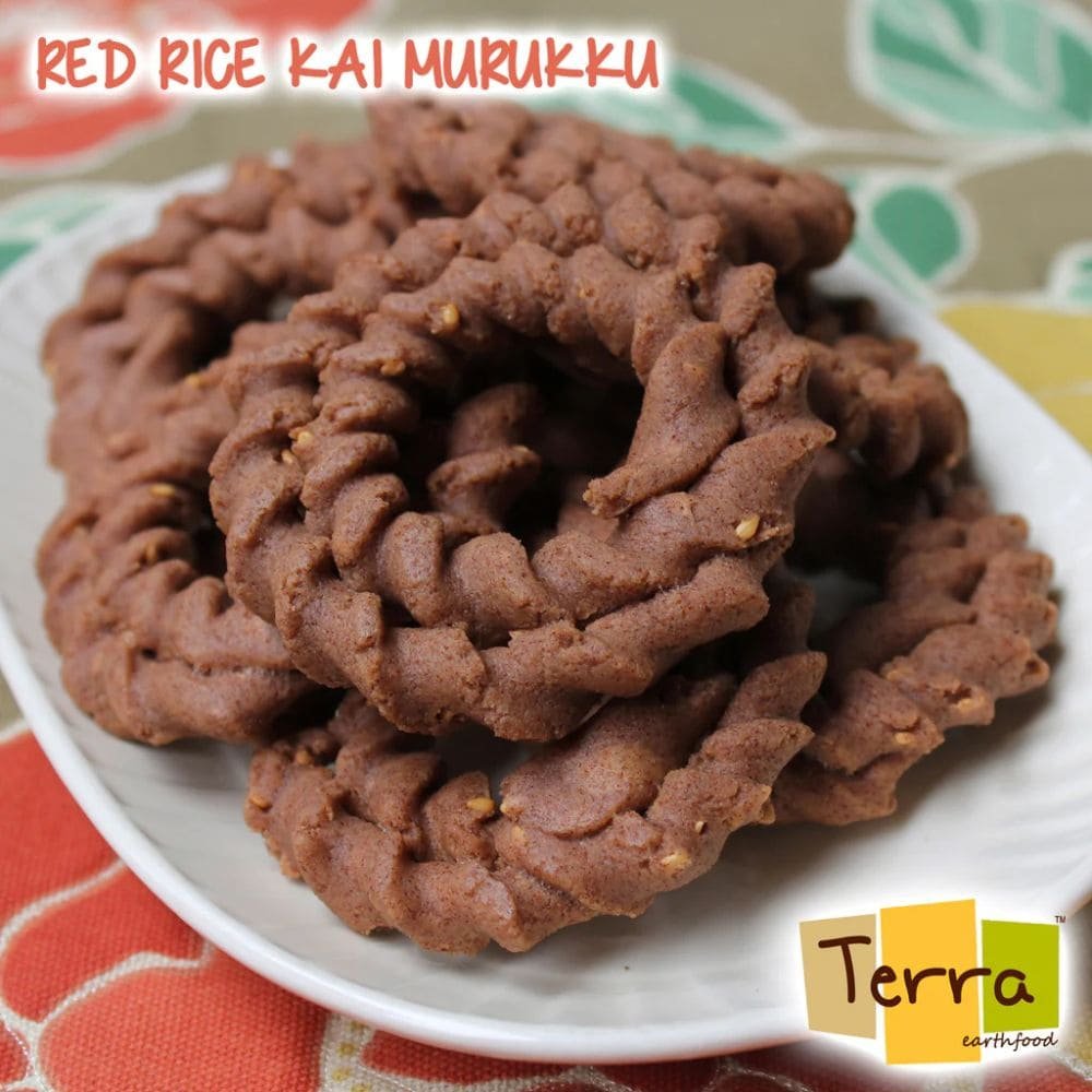 Red Rice Kai Murukku Traditional Snack 150g