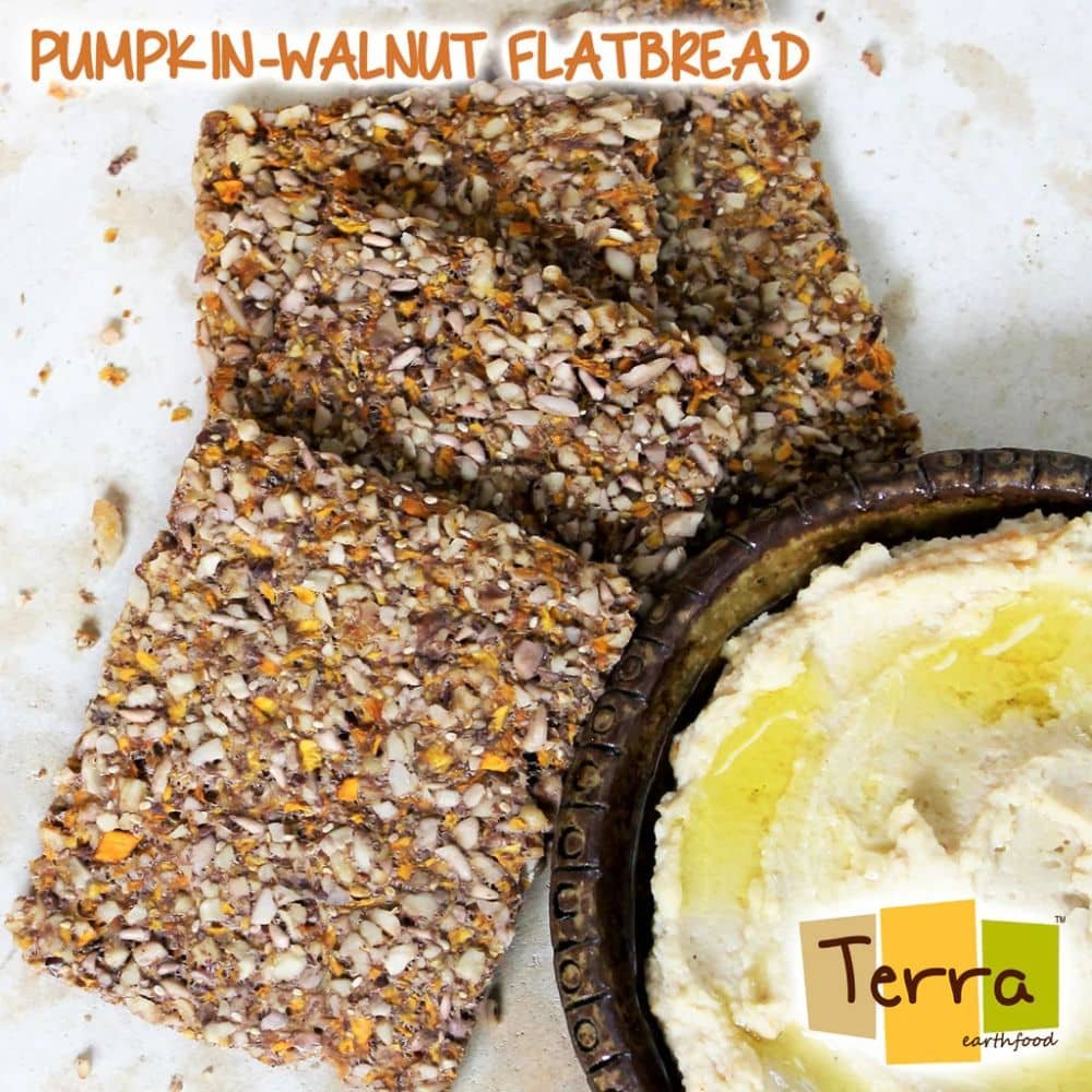 Natural Pumpkin Flatbread Soft Breakfast Wrap 4 Pack