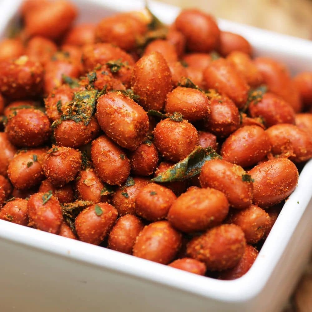 Chilli Peanuts Spicy Roasted Crunchy Snack 125g