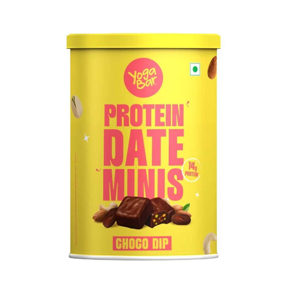 Organic Choco Dipped Protein Date Minis Snack | 200g