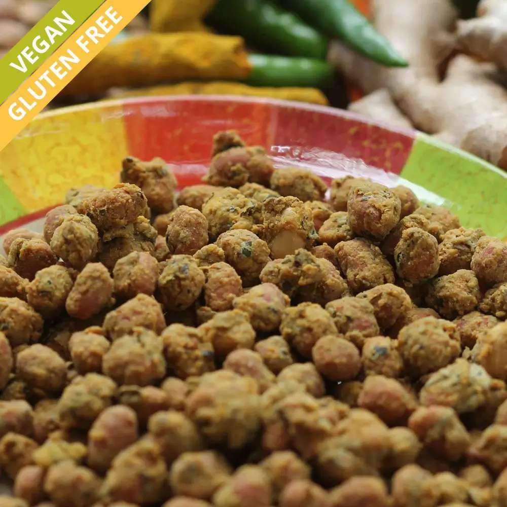 Organic Ginger Peanuts Crunchy Spicy Snack | 125gm