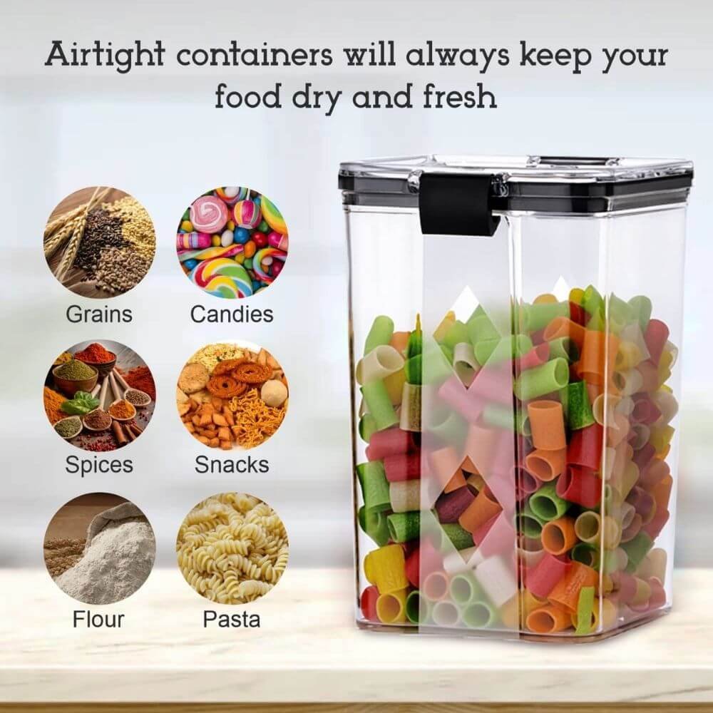 Golwyn 1200ml BPA-Free Airtight Containers | Set of 8 - Image 3