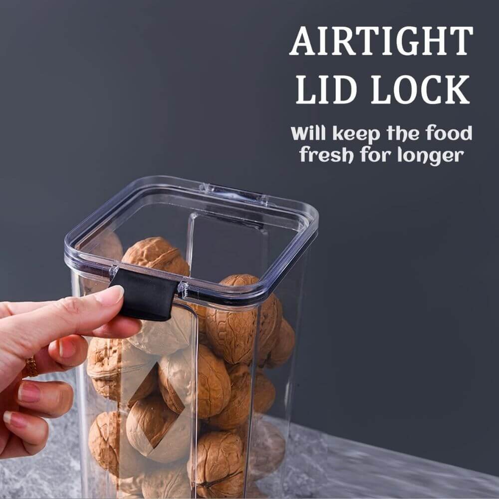 Golwyn 1200ml BPA-Free Airtight Containers | Set of 8 - Image 4