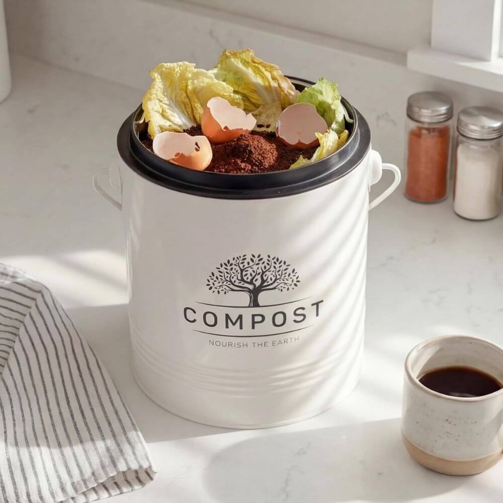 Perfnique 1.3 Gallon Countertop Compost Bin with Lid - Image 8
