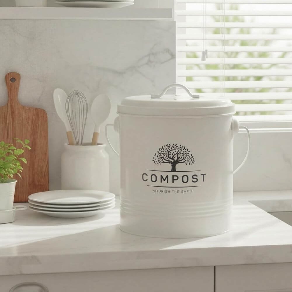 Perfnique 1.3 Gallon Countertop Compost Bin with Lid - Image 9
