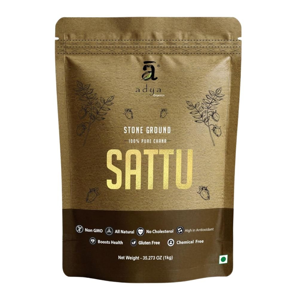Adya Organics Chana Sattu Powder | 1 Kg