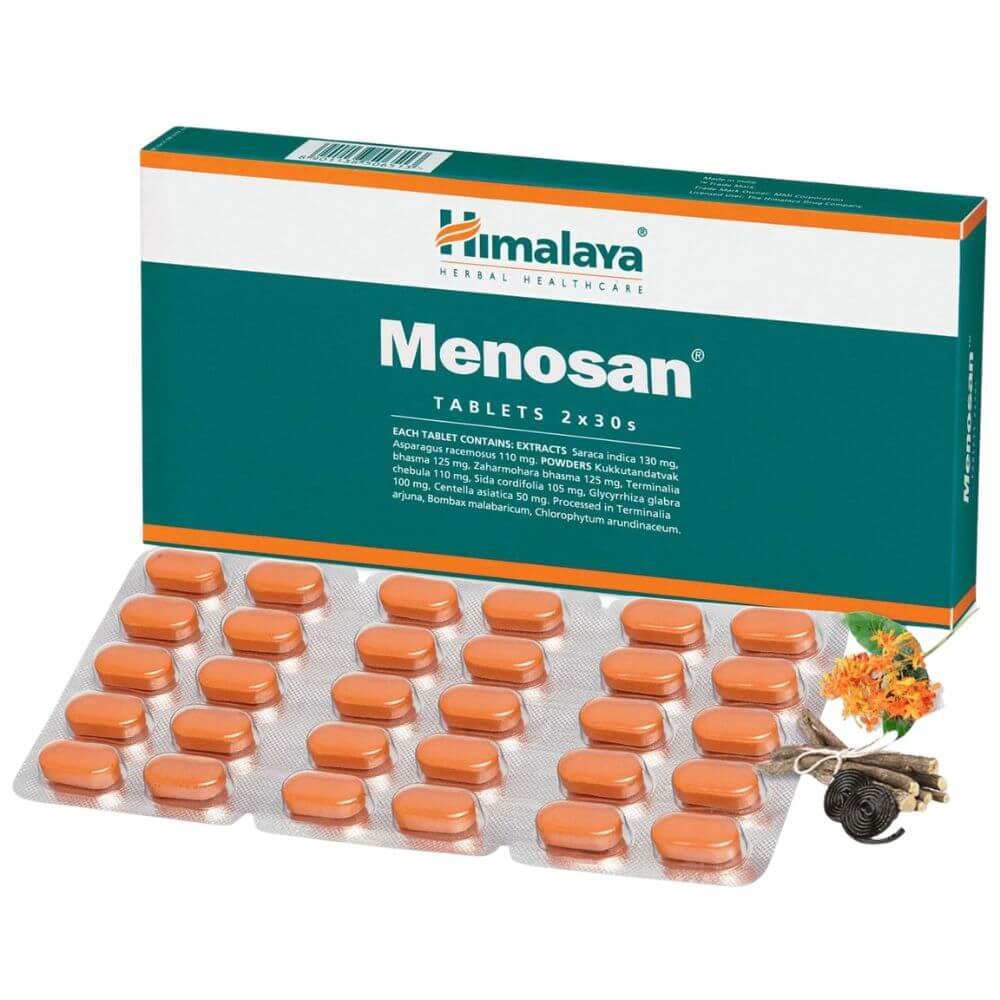 Himalaya Menosan Tablets Gree | 30 Count | Pack of 2