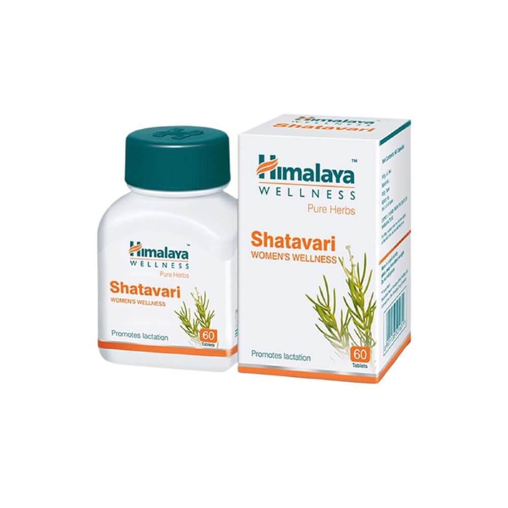 Himalaya Pure Herbs Shatavari Women’s Wellness Tablets Promotes lactation White | 60 Count