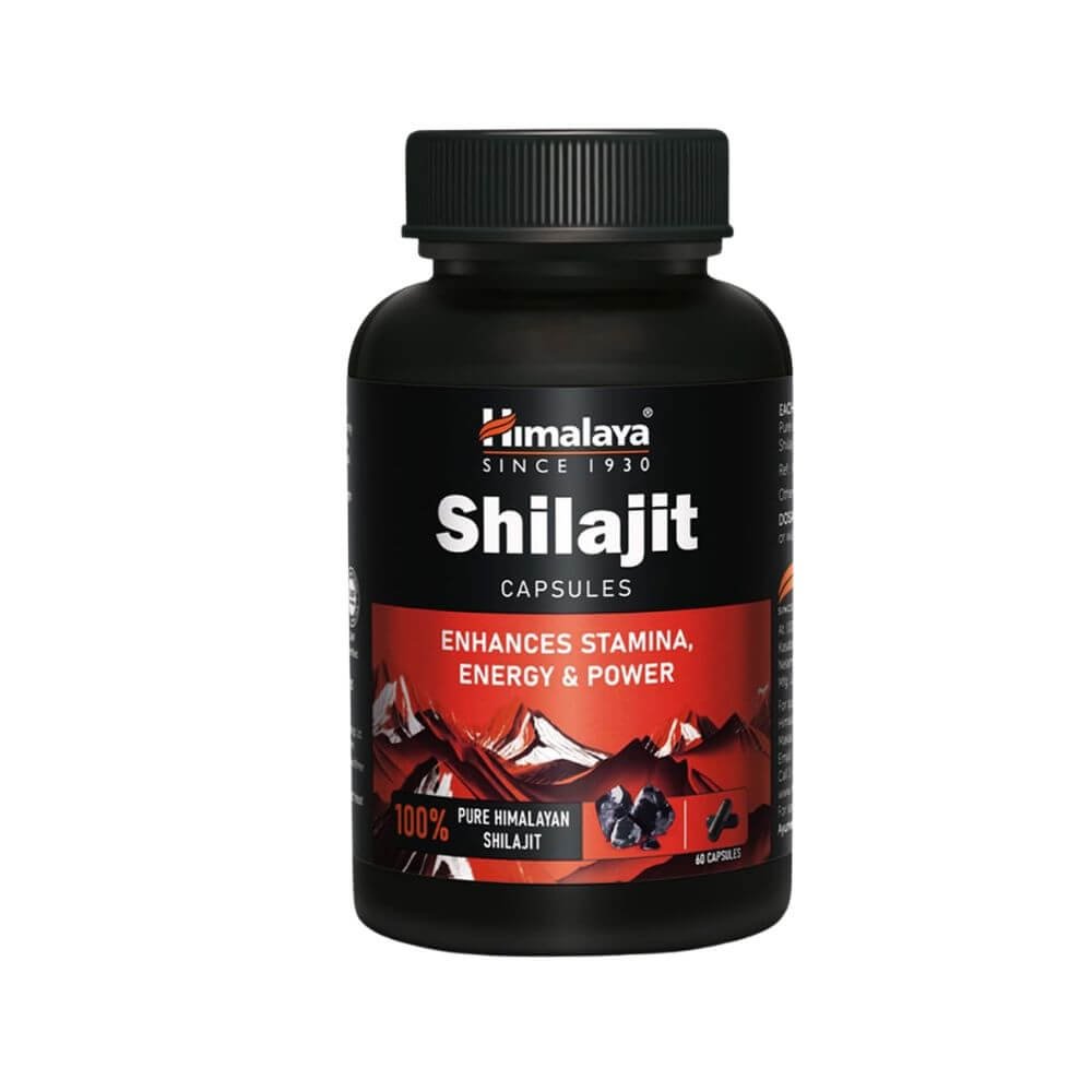 Himalaya Shilajit Capsule | 60s | Enhances Stamina Energy and Power | Supports Healthy Testosterone Levels