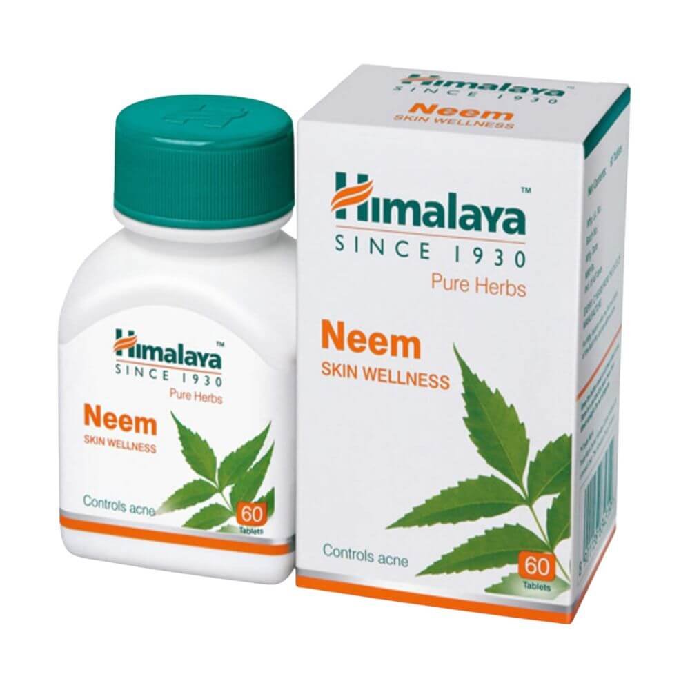 Himalaya Wellness Pure Herbs Skin Wellness Tablets | 60 Count (Neem)