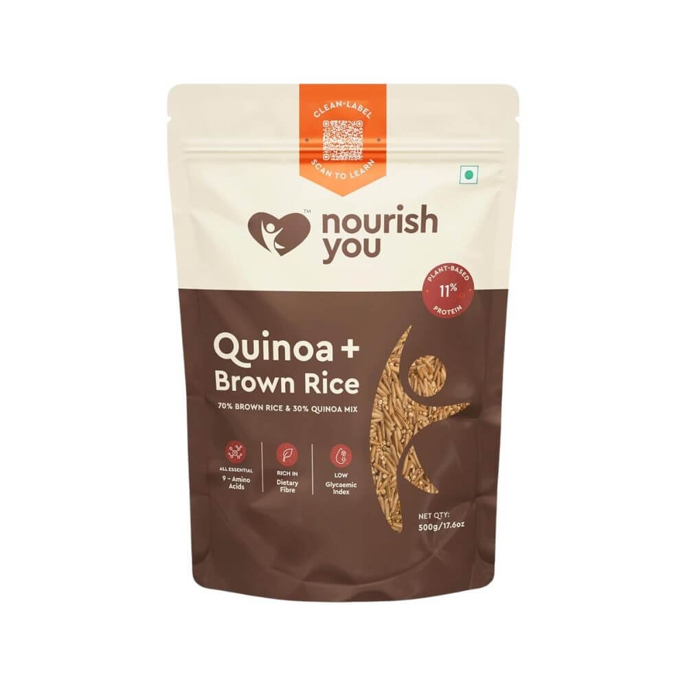 Nourish you Organic Quinoa With Brown Rice Mix | 500 G