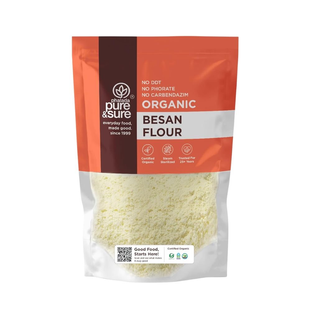 Pure & Sure Organic Besan (Gram Flour) | 1 Kg