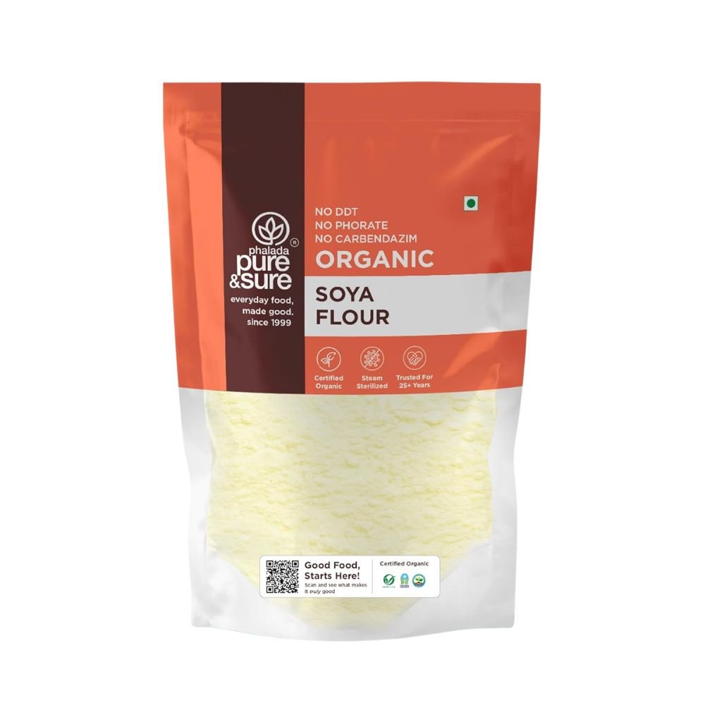 Pure & Sure Organic Soya Flour | 500 G