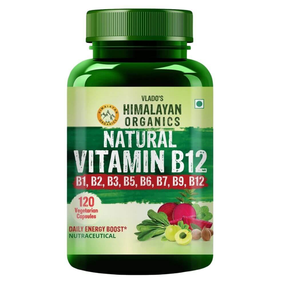 Vlado’s Himalayan Organics Plant Based Vitamin B12 Supplement | 120 Capsules