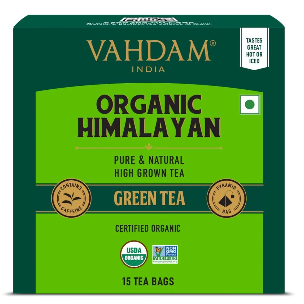 Himalayan Green Tea 15 Count | Pure Green Tea Bags