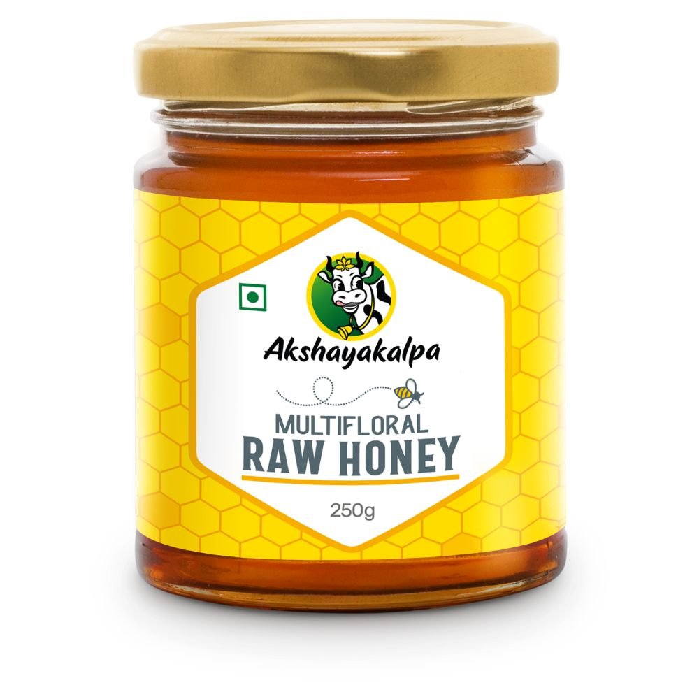 Multifloral Raw Honey 250 g | Pure Natural Unprocessed Honey