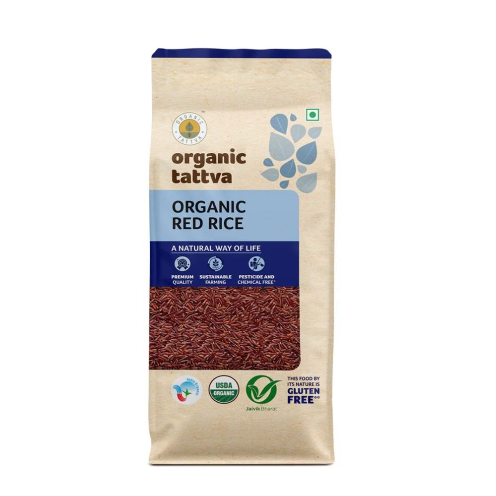 Organic Red Rice 1 kg Whole Grain Rice