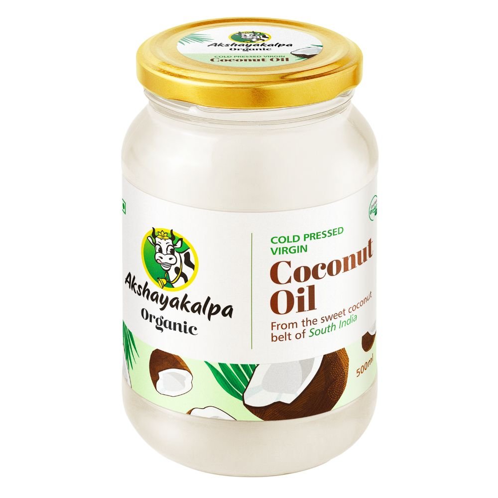 Organic Cold Pressed Virgin Coconut Oil 200 ml | Pure Natural Oil