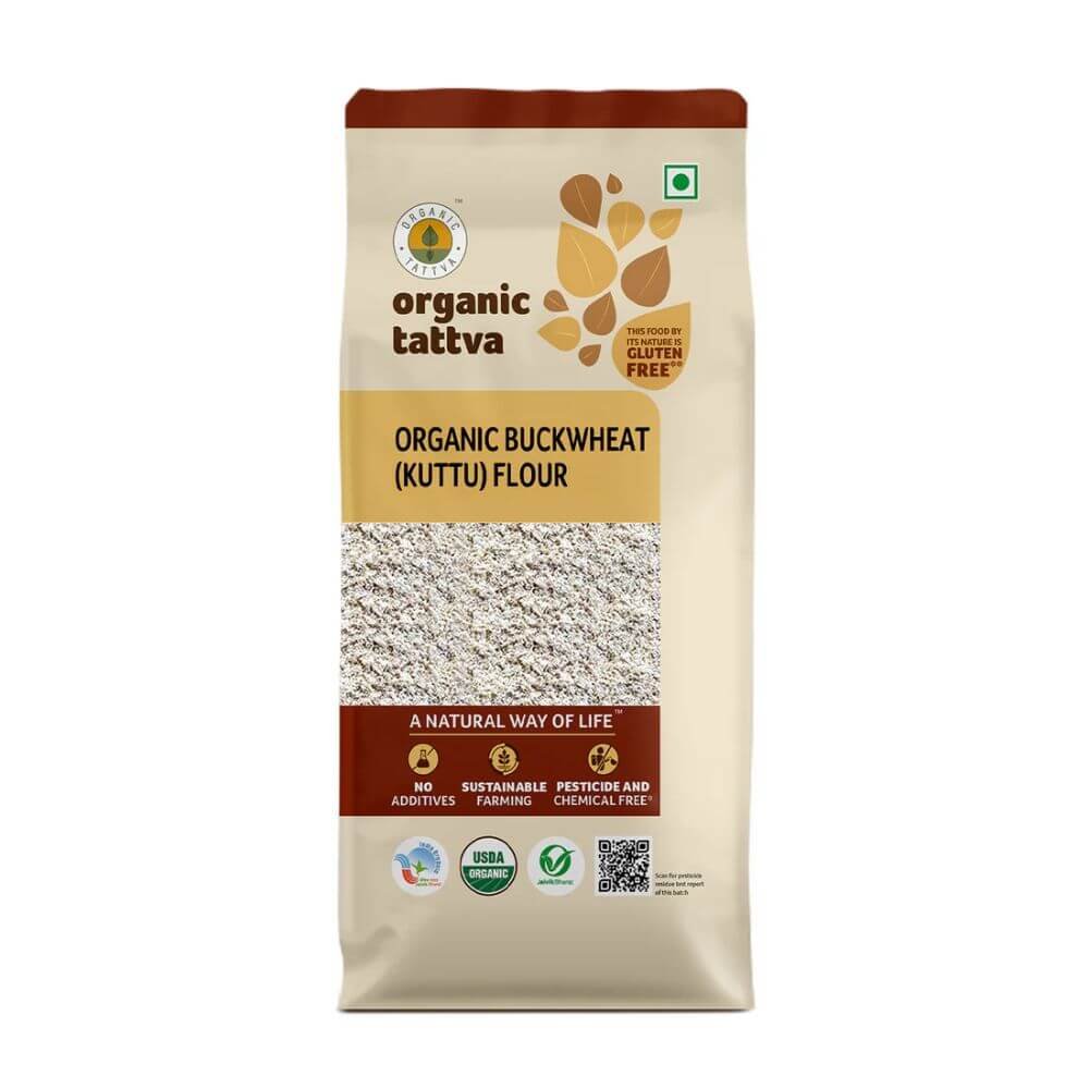 Organic Buckwheat Kuttu Flour 250g | Pure & Gluten-Free