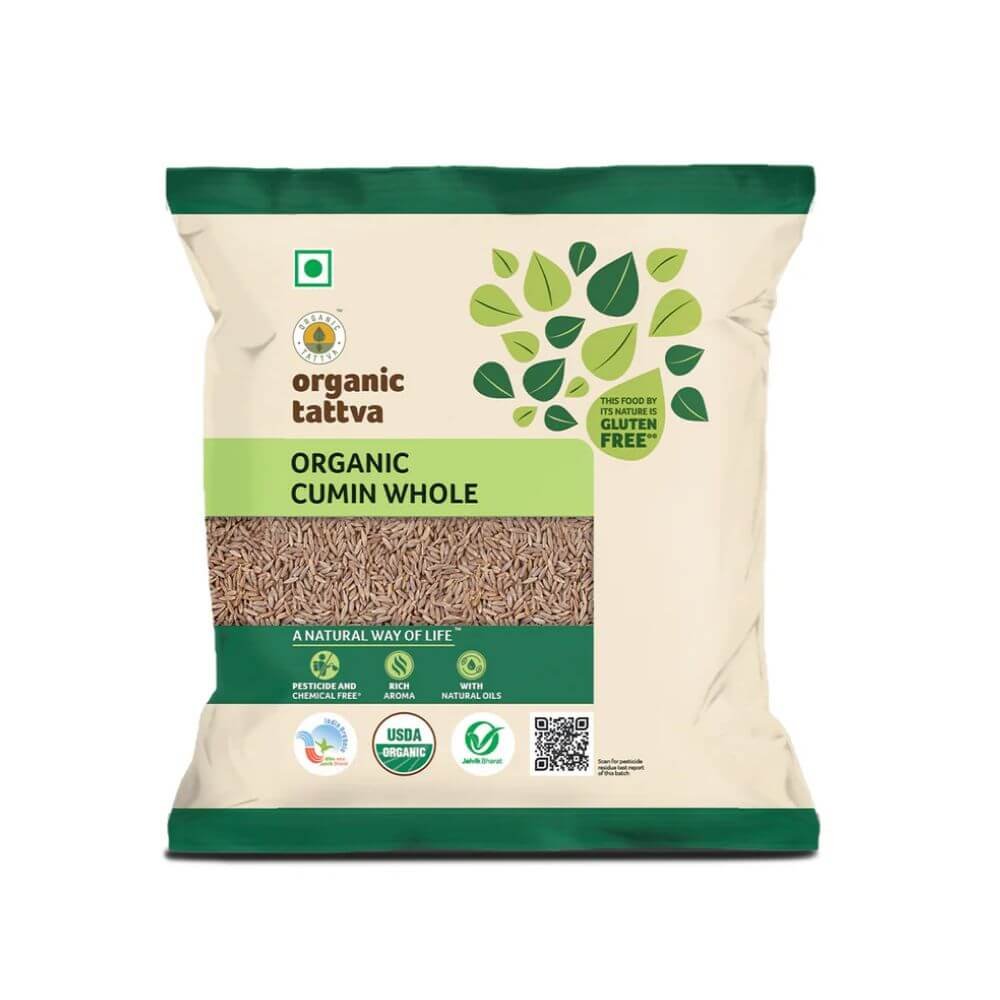Organic Tattva Cumin Whole 100g | Pure Certified Organic
