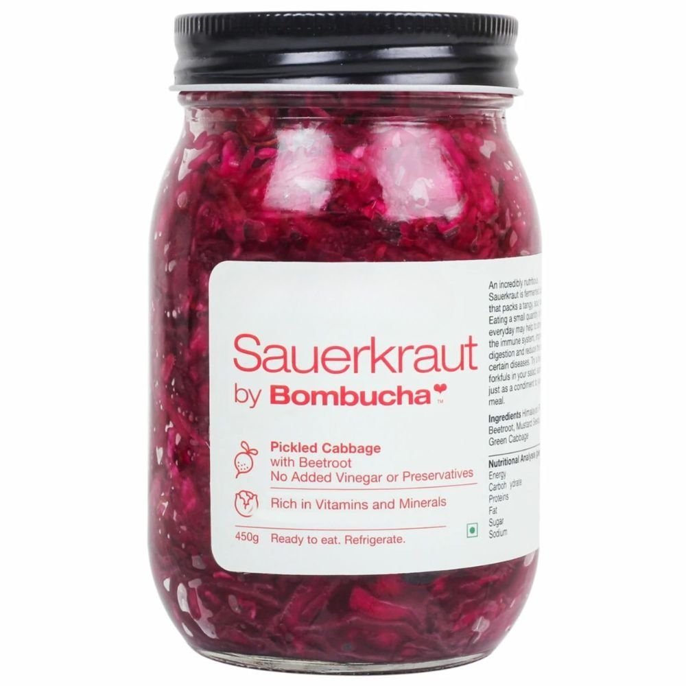 Sauerkraut 200 ml Fermented Cabbage Ready to Eat