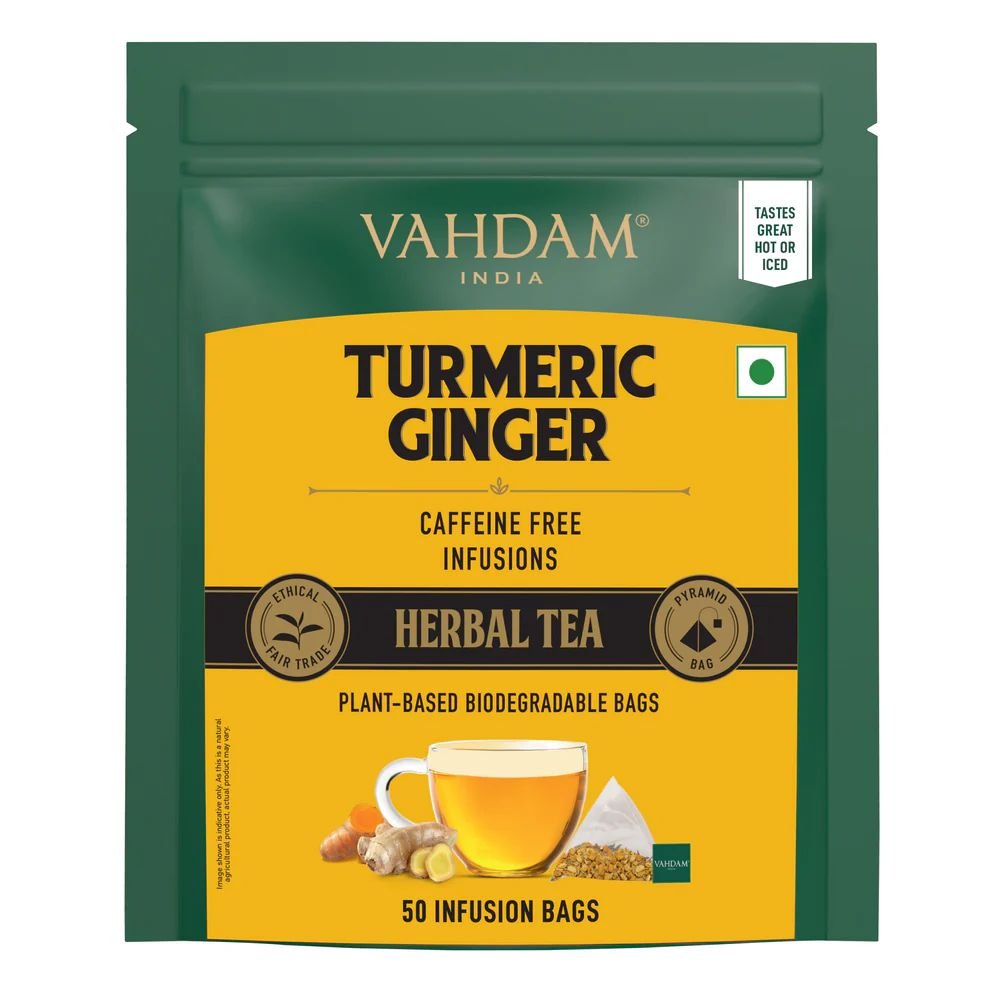Turmeric Ginger Herbal Infusion | 50 Count