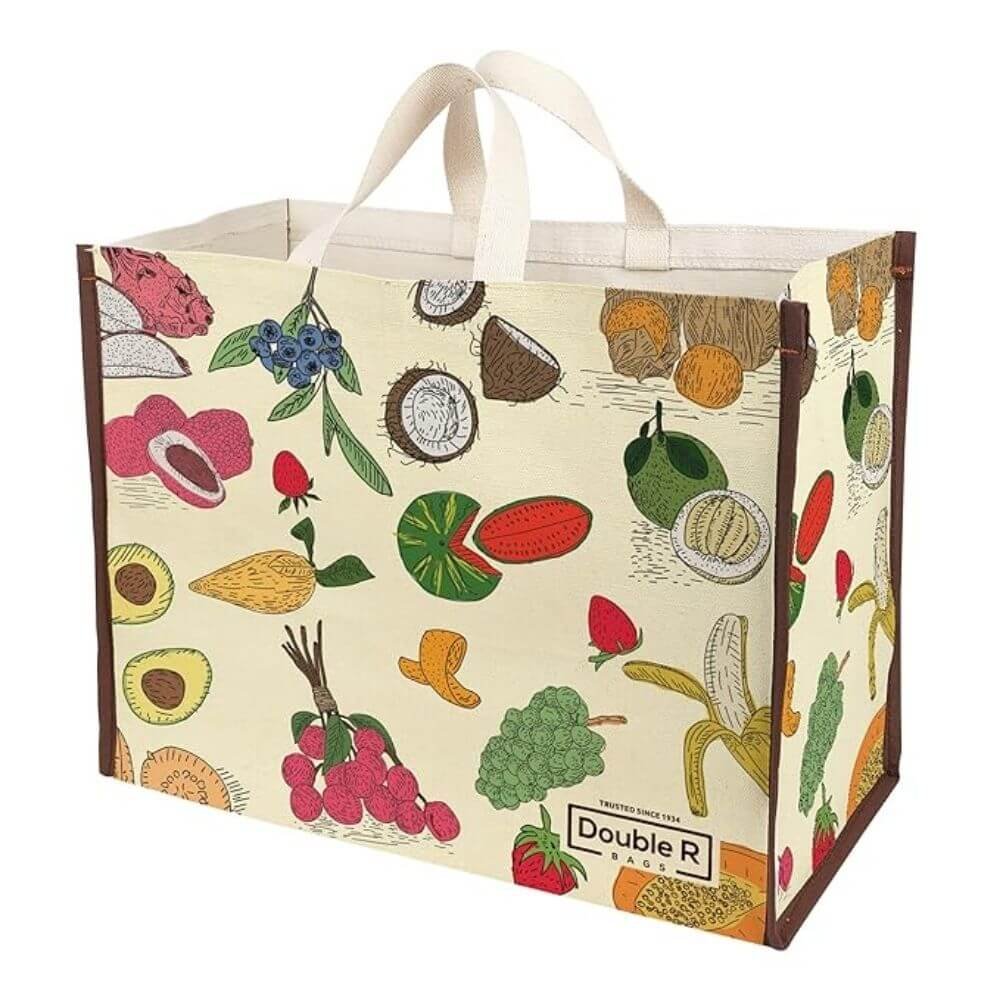 Eco Cotton Canvas Grocery Shopping Bag Large Reusable Tote Bag