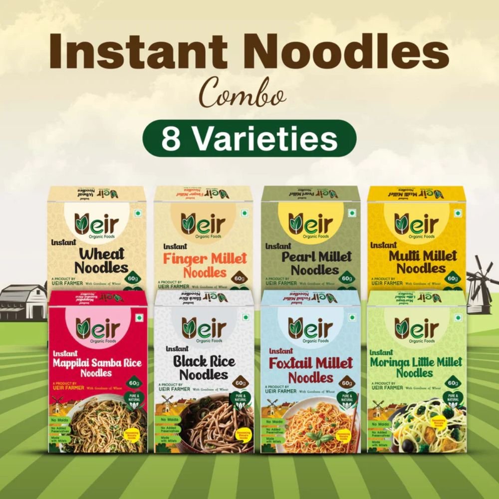 Instant Noodles – Instant Millet Noodles Combo (60g x 8)